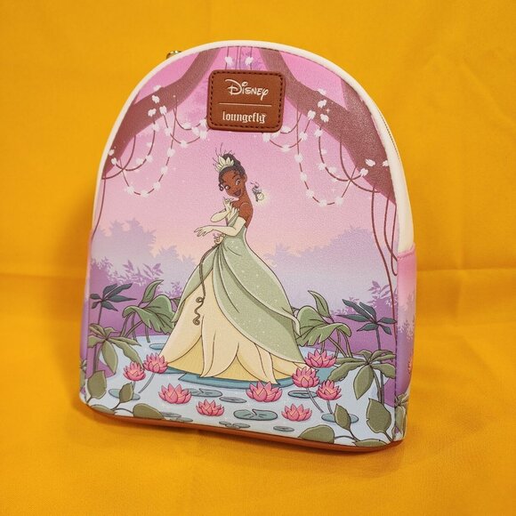 Loungefly Disney The Princess And The Frog Tiana Bayou Sunset Mini Backpack NEW
